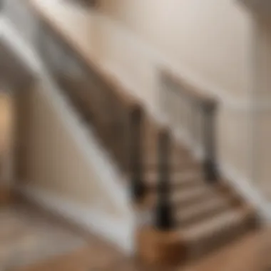 Aesthetic design of balusters enhancing staircase Aesthetic design of balusters enhancing staircase