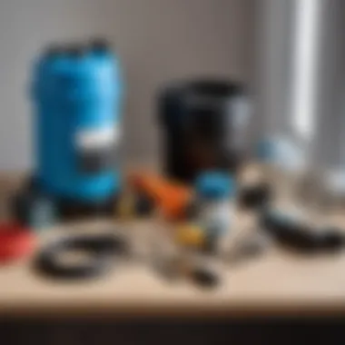 Tools for Filter Installation Necessary tools for installing a water filter