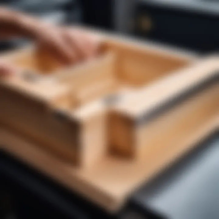 High-quality miter box showcasing craftsmanship