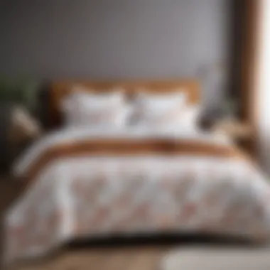 Stylish Bedroom with Bazy Nabivnaya Bedding Stylish bedroom interior featuring printed bedding