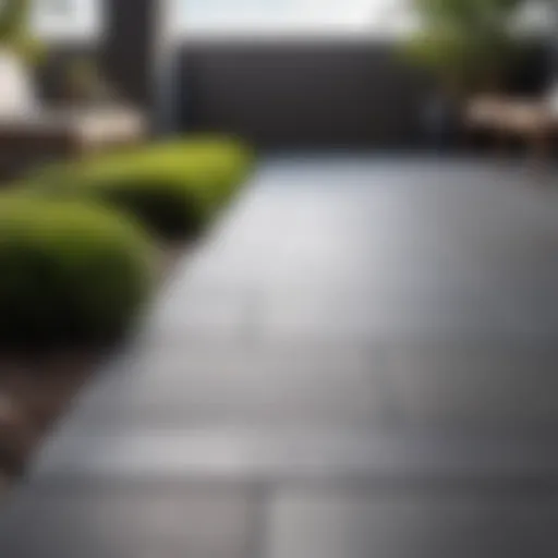 A sophisticated outdoor surface showcasing durability