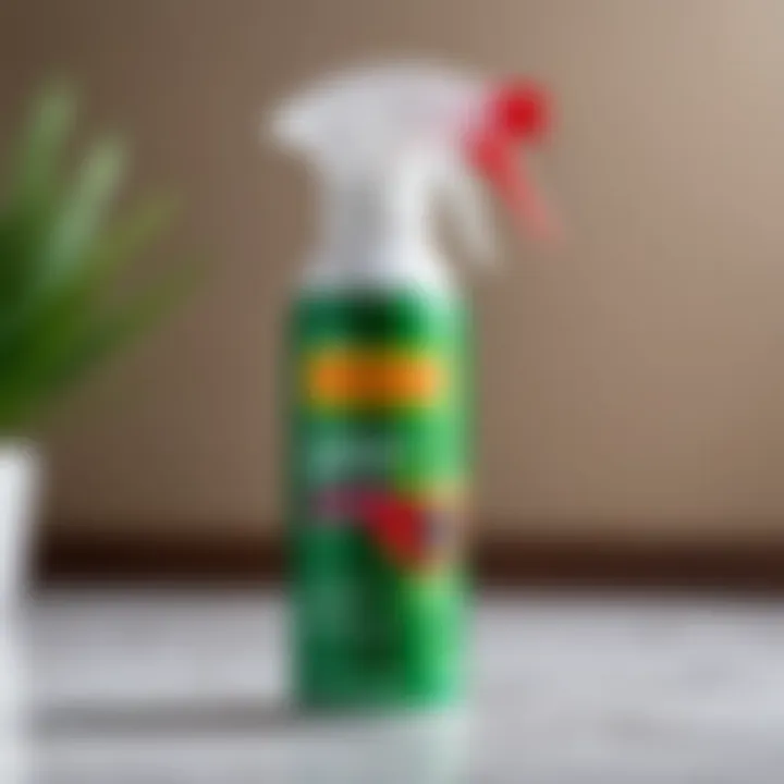 Close-up of a popular brand of insecticide spray