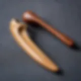 Elegant shoehorn made from high-quality wood