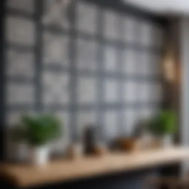 Diverse Collection of Wall Stencils Collection of diverse stencils arranged on a stylish display