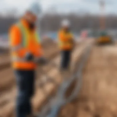 Installation of SIP Cable in Construction SIP cable installation in construction
