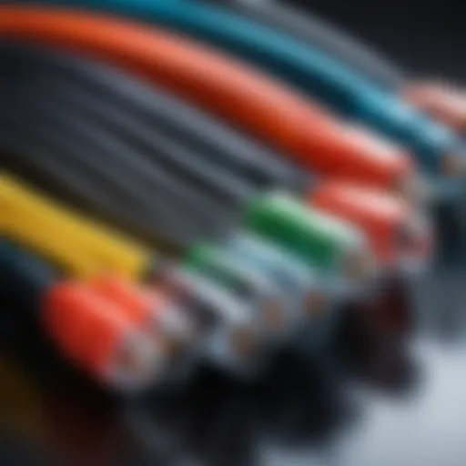 Types of SIP cable on display