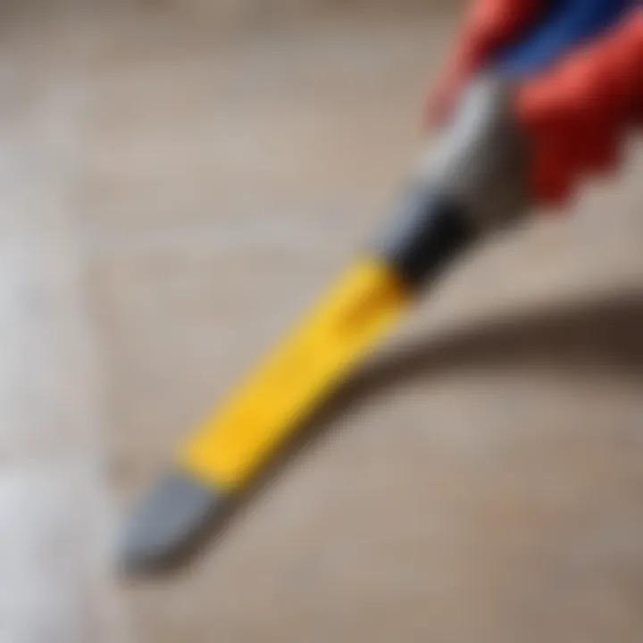 Tools required for applying Cerazit grout