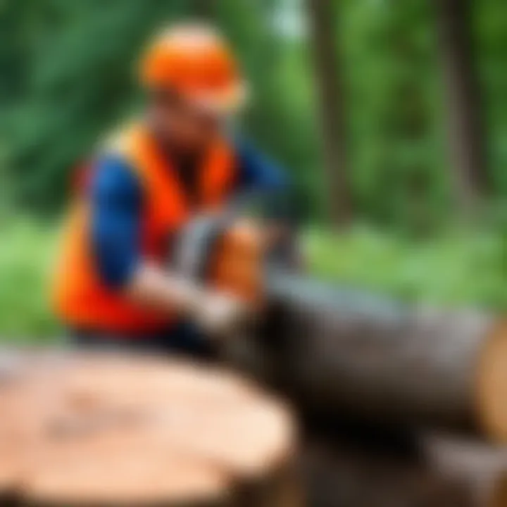 Safety measures for chainsaw operation