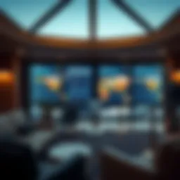 A visual representation of online flight searches