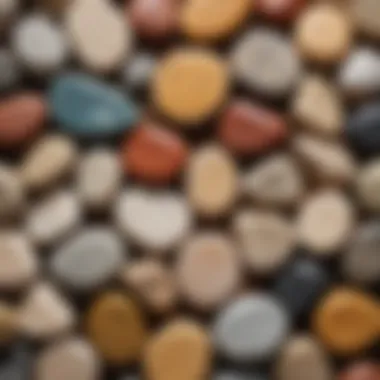 Diverse Stones for Optimal Sauna Experience A selection of various stones suitable for sauna use