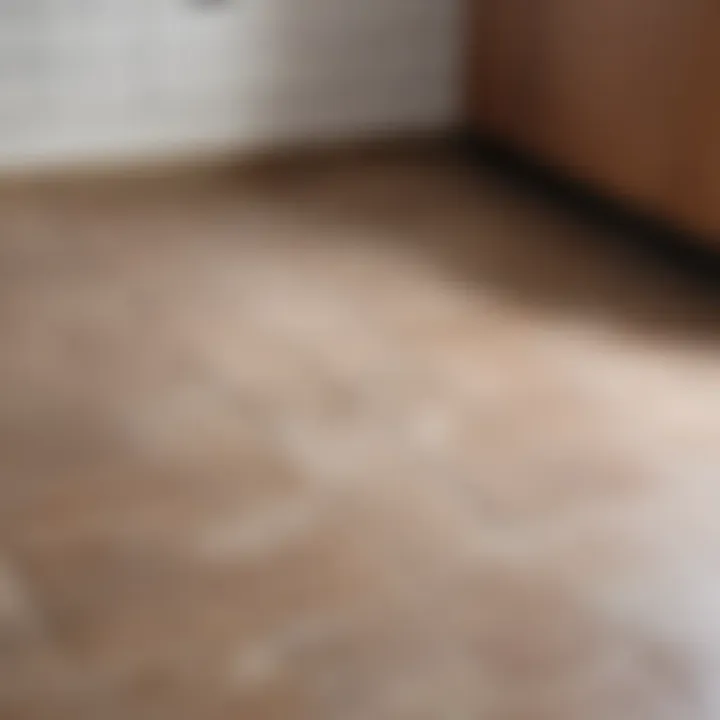 Clean tile surface after sealant removal