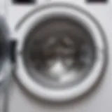 A pristine washing machine drum reflecting cleanliness.