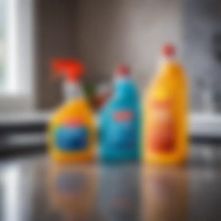 Household cleaning products for rust removal