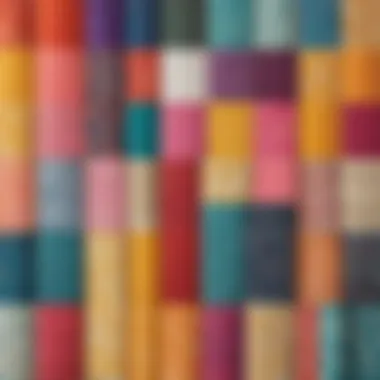 Vibrant Color Palette of Wallpaper Designs Vibrant color palette showcasing various wallpaper designs