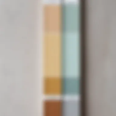 Comparative chart of different paint types for light shades