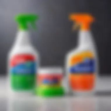 Comparison of toilet cleaning products