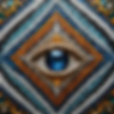Finalized Diamond Mosaic Art Completed diamond mosaic artwork