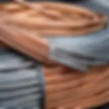 Connection of aluminum and copper wires showcasing different methods.