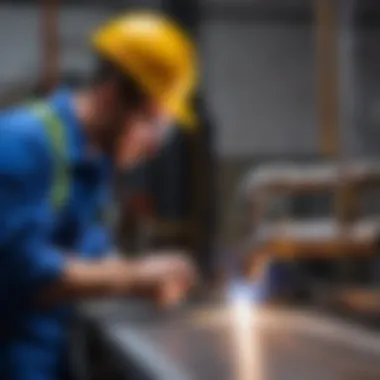 Budget Evaluation for Pipe Welding Projects Professional contractor evaluating pipe welding budget