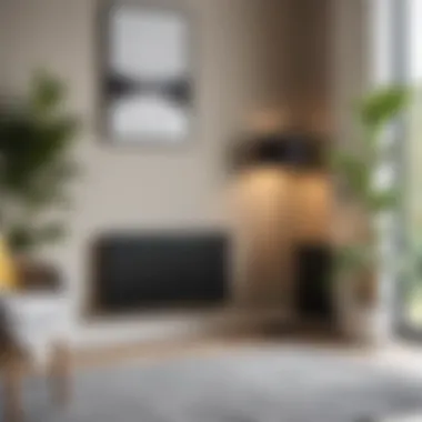 Stylish Convector Heating Solution Modern convector heater in a stylish living room