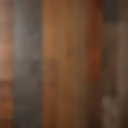 Various flooring materials for construction