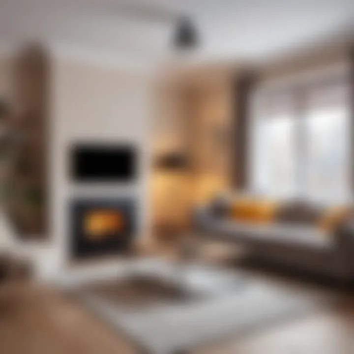 Cozy interior with convector heating