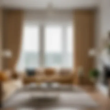 Choosing the Right Length for Your Curtains Elegant curtain length showcasing a refined interior design