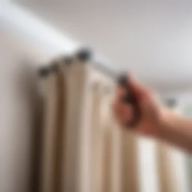 Installing a Bathroom Curtain Rod Installation guide for a bathroom curtain rod