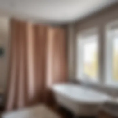 Installing a Curtain Rod Above Bathtub Installation of a curtain rod above a bathtub