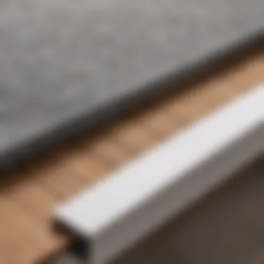 Close-Up on Soundproofing Strip Detailed view of a soundproofing strip showcasing its texture and application