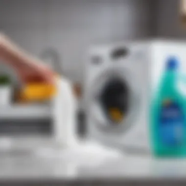 Choosing the Right Detergent for Sheer Fabrics Close-up of washing detergent suitable for delicate fabrics