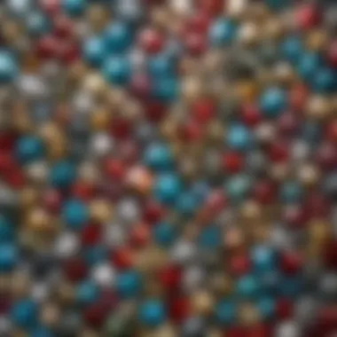 Materials for Creating Stunning Diamond Mosaic Various diamond mosaic materials displayed