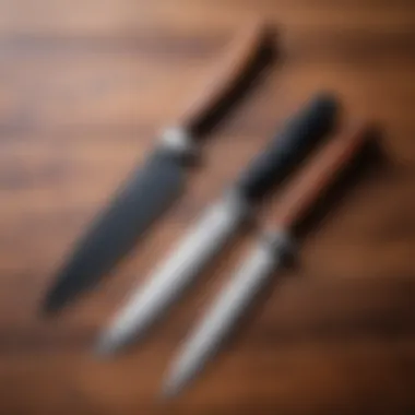 Comparison of dull versus sharp knives emphasizing functionality