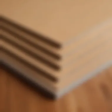 Fiberboard vs. Traditional Materials Comparison of fiberboard and traditional materials highlighting advantages