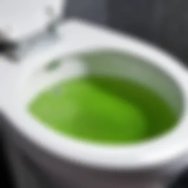 Natural cleaning agents for toilet limescale removal