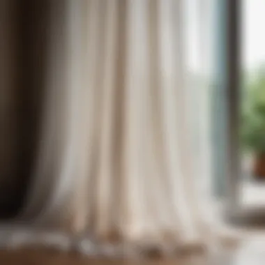 Delicate Sheer Fabric Delicate sheer fabric draped elegantly