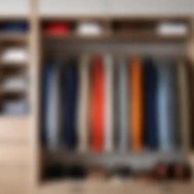 Neatly Organized Jackets Neatly organized jackets in a wardrobe
