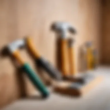 Tools for wall preparation before wallpapering