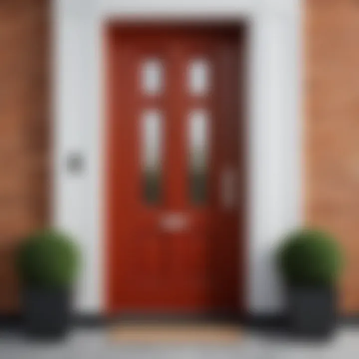 Factors influencing selection of entrance doors.