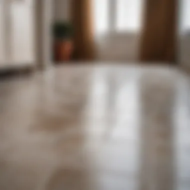 A beautifully grouted tile surface in a well-lit room