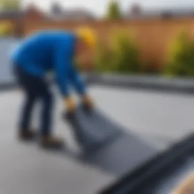 Preparing a Flat Roof for Felt Application Flat roof preparation for roofing felt