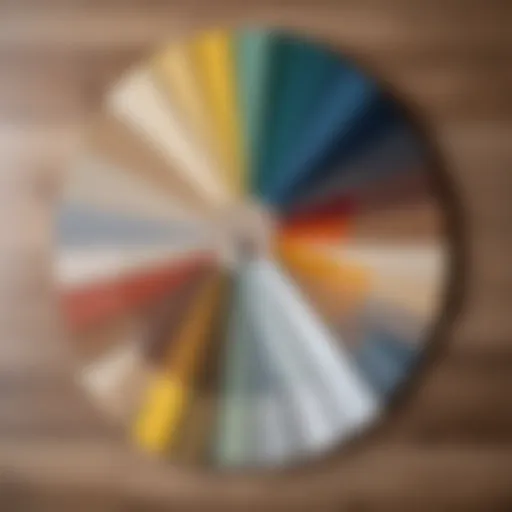 Color palette for choosing floor paint