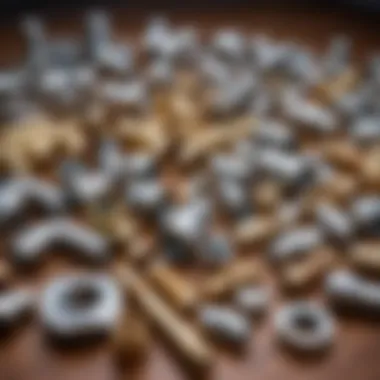 Various types of fittings for construction