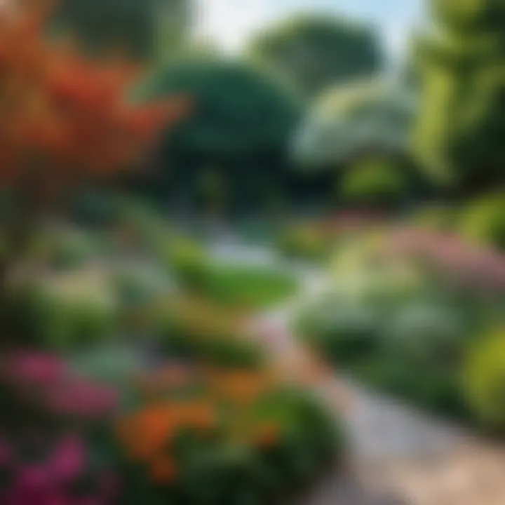 A serene garden filled with flowers illustrating dream interpretation