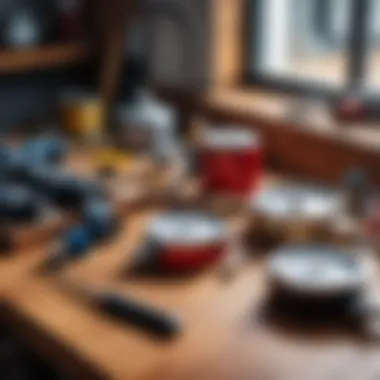 Essential Tools for Gas Regulator Maintenance Maintenance tools for gas regulators on a workbench
