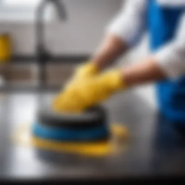 Techniques for scrubbing away grease