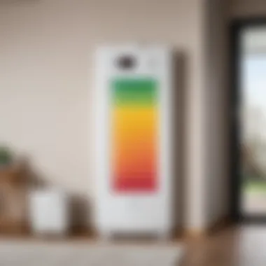 Types of Heaters and Energy Efficiency Infographic displaying types of heaters and their energy efficiency ratings