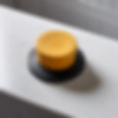 Close-up of a high-quality rubber bathtub stopper