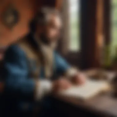 Historic Poets and the Sonnet A historical representation of renowned poets who contributed to the sonnet form.