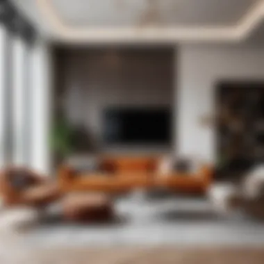 Exploring Modern Living Room Designs Stylish modern living room with innovative design elements